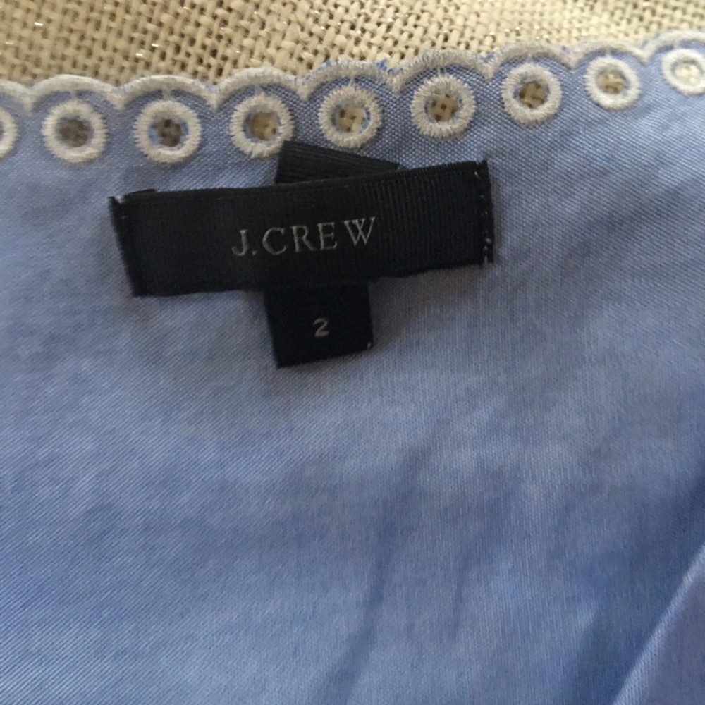 Jcrew Blue Sleeveless Top - Picture 5 of 8